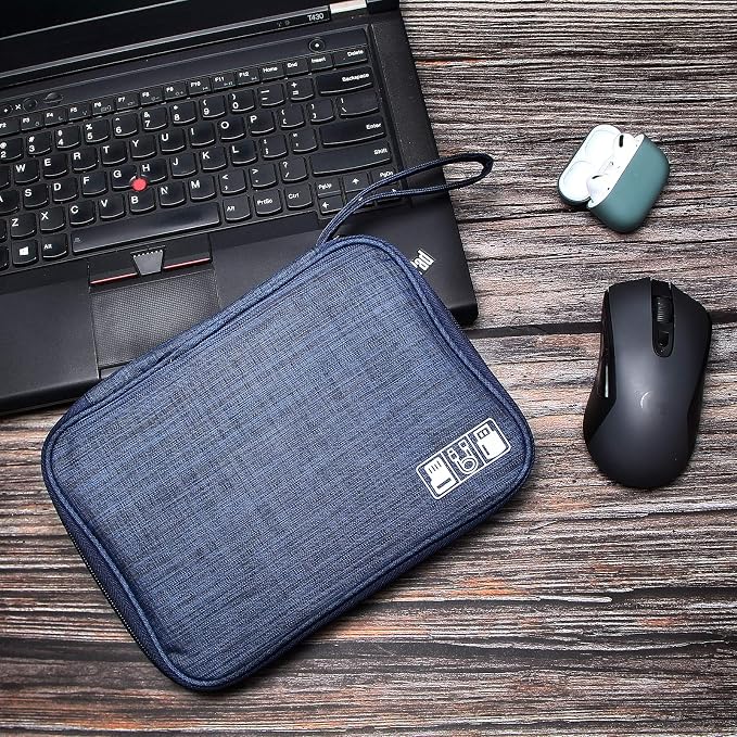 SELLYFELLY Travel Electronics Organizer Portable Cable Organizer Bag