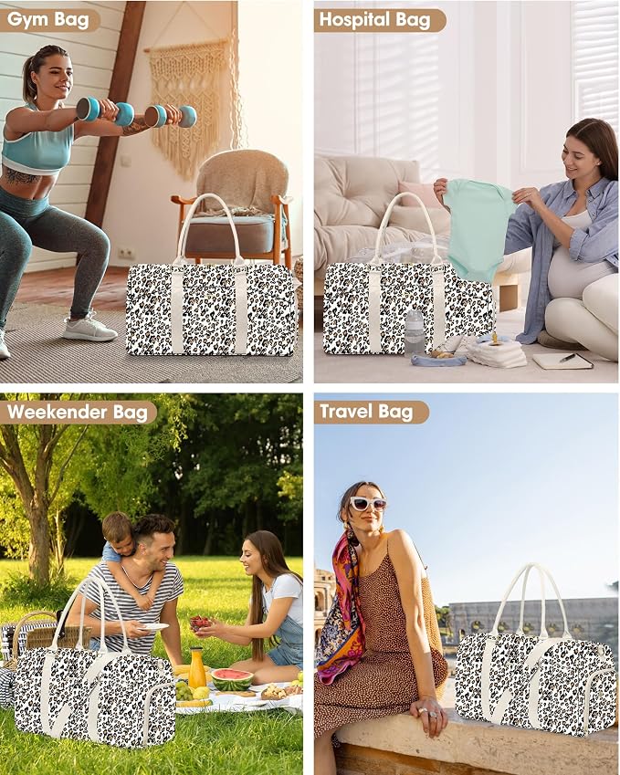 Women Duffle Weekender Travel Bag: Large Duffel Bags
