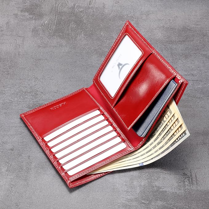 HISCOW Italian Leather Passport Holder