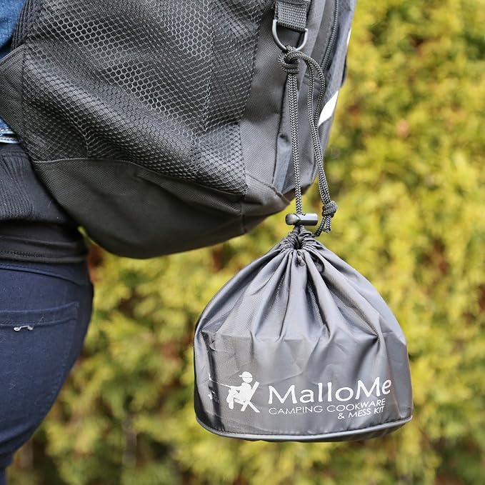 MalloMe Camping Cookware Mess Kit