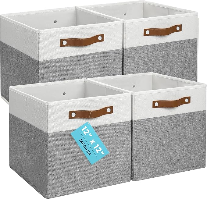OrganiHaus 12x12 Fabric Storage Bins