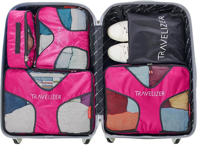 Travel Packing Cubes 5 pcs Luggage Organizer Set